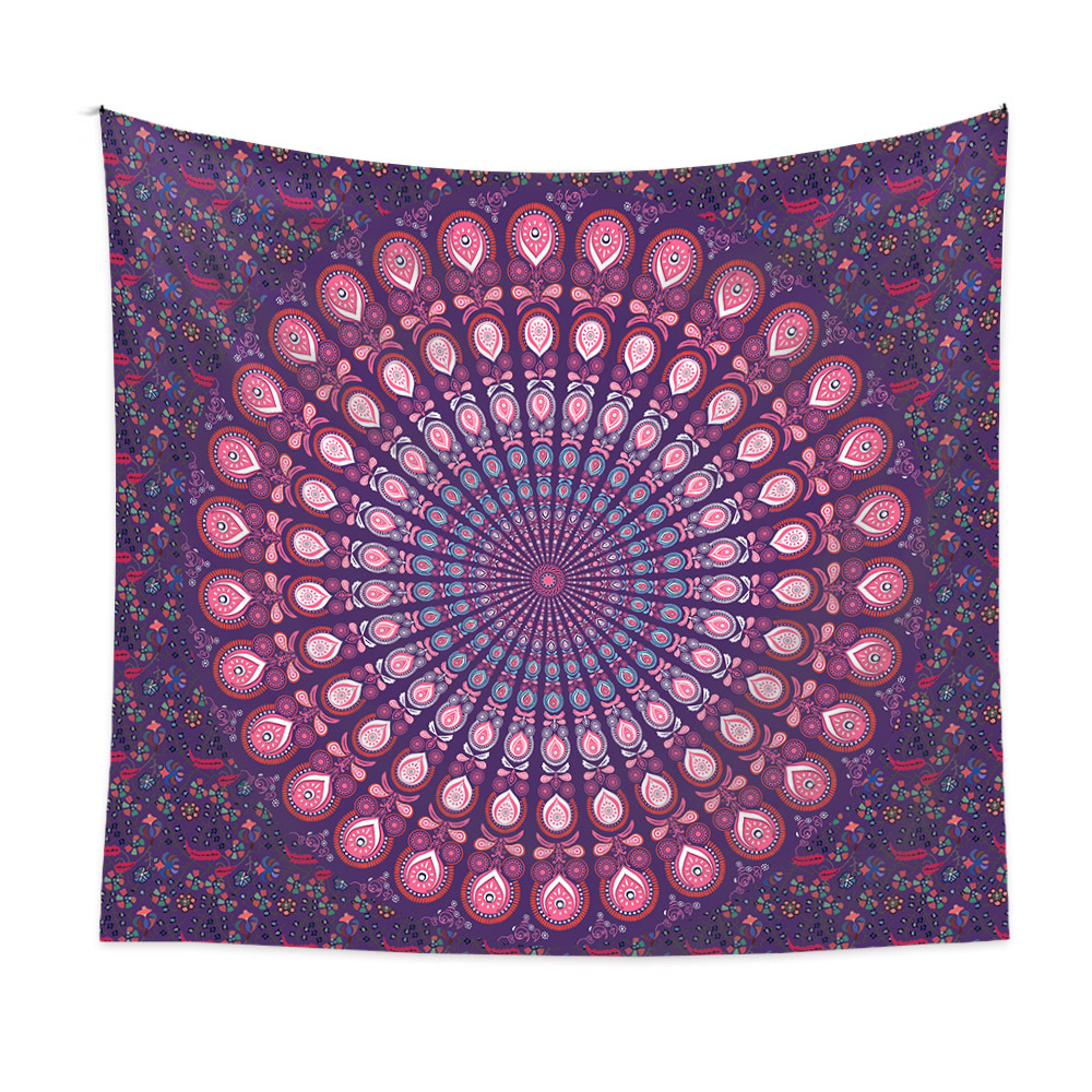 Picture of Tapestry Cross-border Home Bohemian Tapestry Room Decoration Background Cloth ins Wind Hanging Cloth Mandala Tapestry