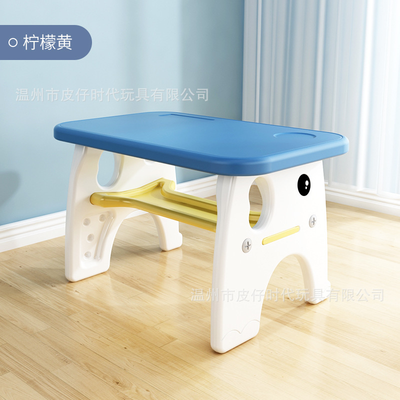 Picture of Children's Learning Table Table and Chair Set Preschool Writing Table Home Economical Preschool Writing Table Single Table