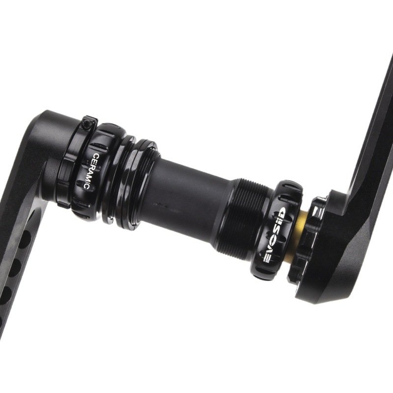 Mountain Road Bicycle Pelin Middle Axle Hollow Integrated Dental Disc Screw-in Threaded Middle Axle BSA Press-in Middle Axle