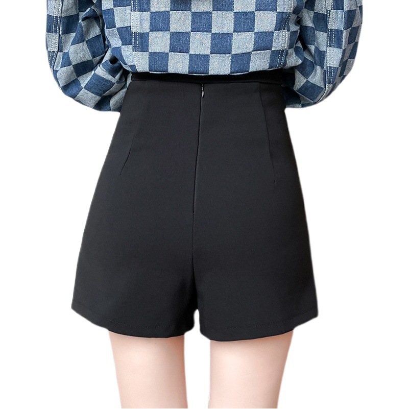 Black Skirt for Women 2022 Spring and Summer Plus Size Culottes High Waist Slit Irregular A-Line Pencil Skirt High Waist Slimming
