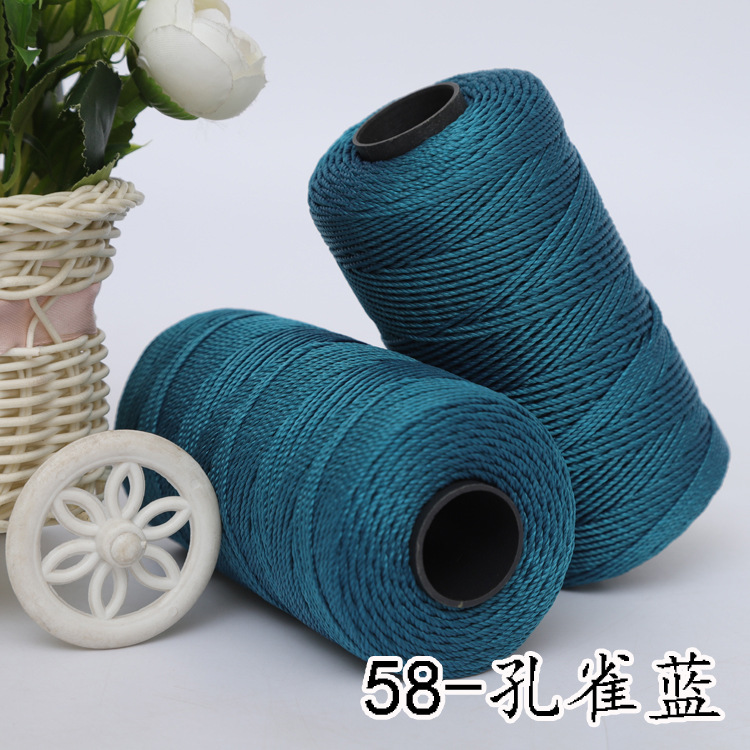 Picture of Three strands of nylon thread twine hook wire knitting hook hat shoes line car seat ice silk wool manufacturers wholesale