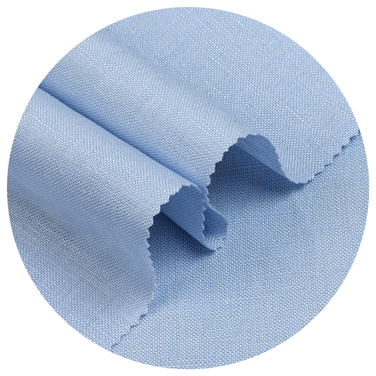 Picture of Spot Wholesale 180g Woven Linen Viscose Blend Fabric Spring and Summer Fashion Shirt Dress Wide-leg Pants Fabric