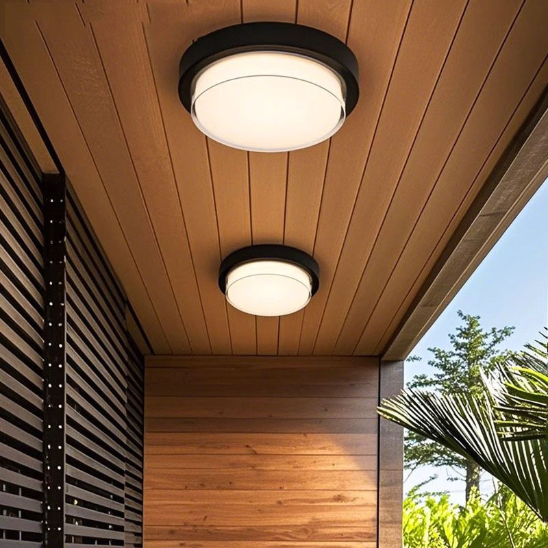 Outdoor Waterproof Wall Lamp Balcony Lamp Simple Courtyard Lamp Pavilion Door Corridor Wall Lamp Cross-Border New Wall Lamp