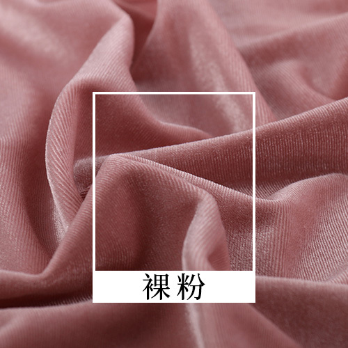 Picture of South Korea velvet fabric thickened weft knitted velvet velvet high quality dyed fabric cheongsam fashion curtain wholesale