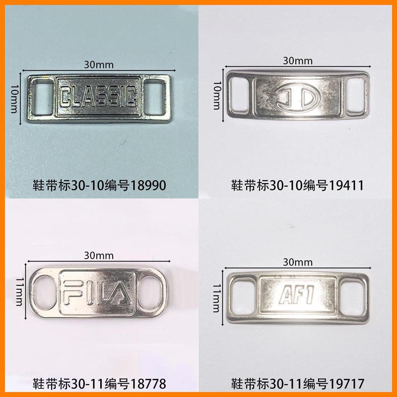 Length 30mm Leather Buckle Shoelace Logo Clothing Luggage Shoe Flower Shoe Buckle Pin Buckle Accessories Accessories Metal Boots