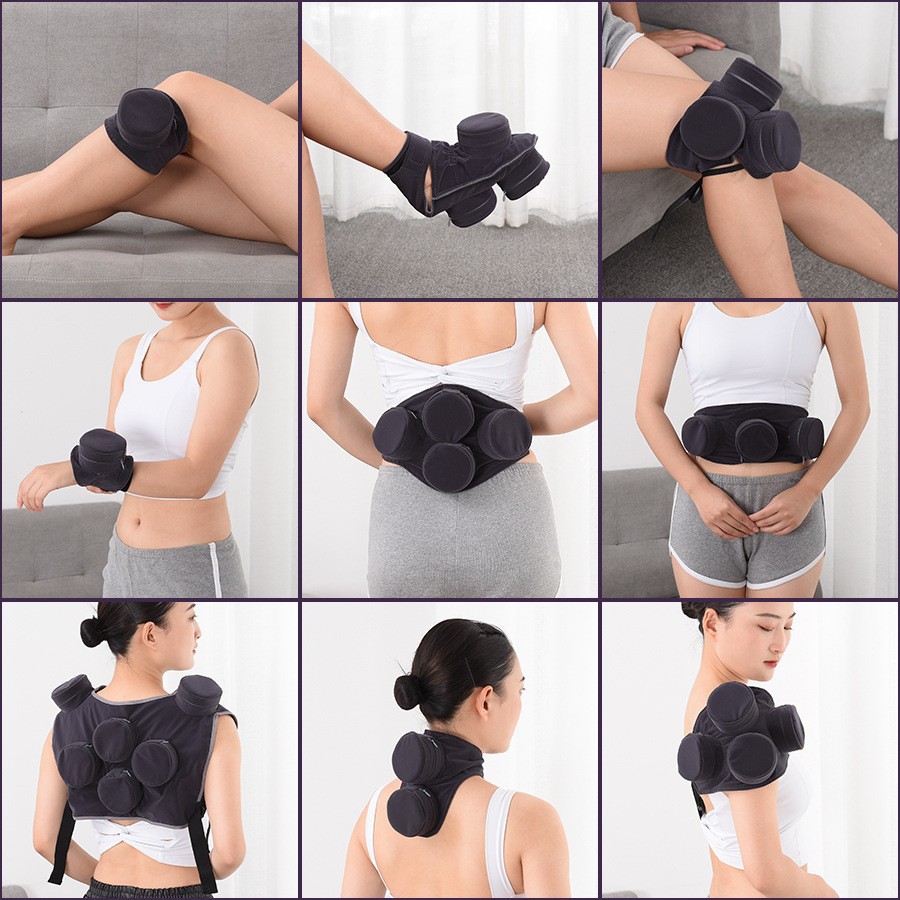 Pure copper portable moxibustion moxibustion box smoke filter cloth set moxibustion clothing household all-copper moxibustion device with knee cervical spine manufacturers wholesale