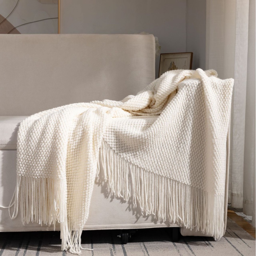 Amazon Sofa Blanket, High-End B&B Decorative Blanket, Nap Blanket, Sofa Blanket, Air Conditioning Blanket, Cross-Border Blanket