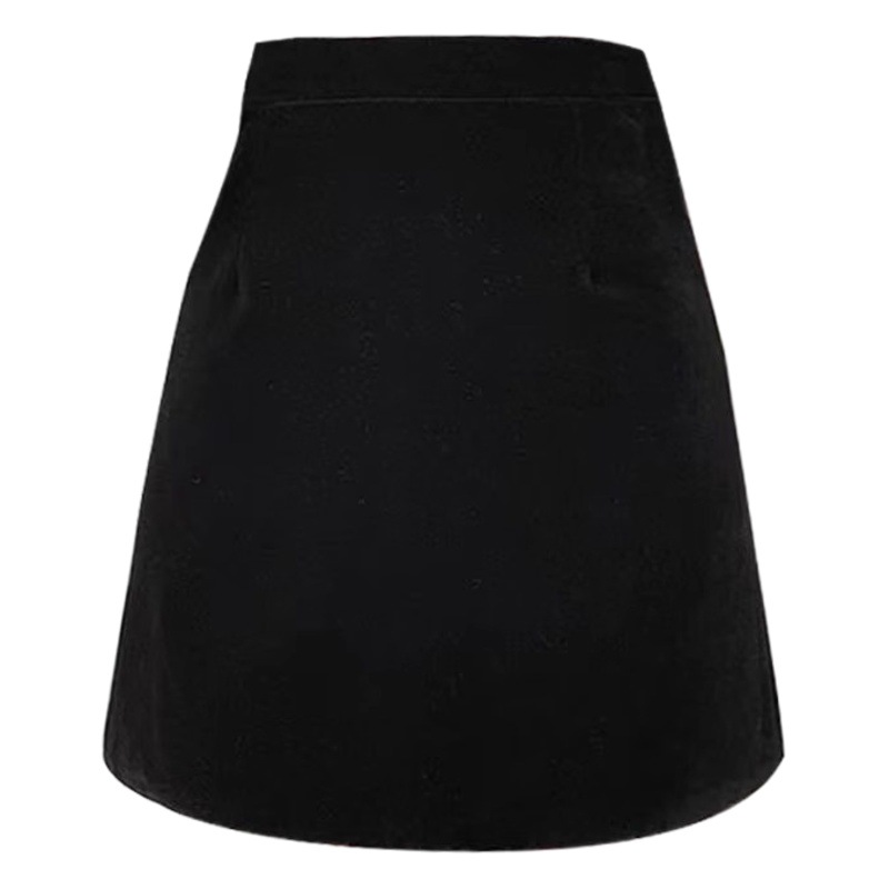 Corduroy Skirt Women's Autumn and Winter 2023 New Retro High Waist Slimming A- line Skirt Fashionable Korean Style Hip Skirt