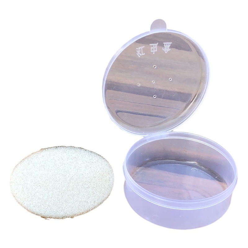Red worm box earthworm box transparent small accessories box fishing supplies round perforated transparent earthworm box