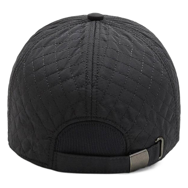 Middle-aged and elderly winter hat men's wind-proof cap cold-proof baseball cap fleece-lined thickened cap ear protection warm cotton cap