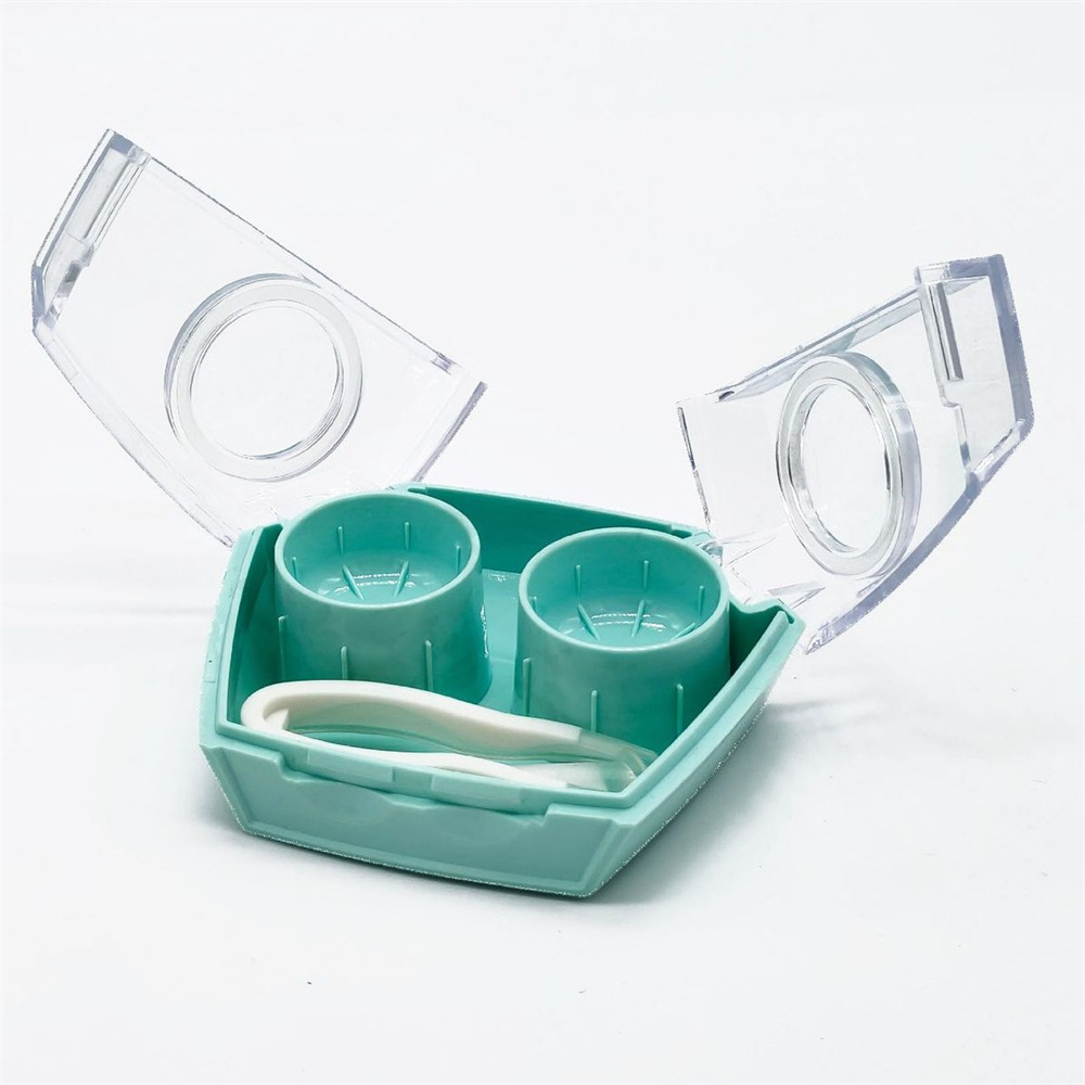 New Simple Unisex Contact Lens Box Companion Box Double Box Contact Lens Box Double Box Ls702