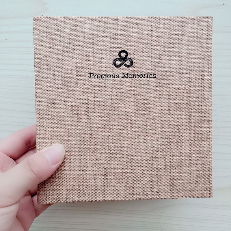Picture of Wholesale plain cotton linen loose-leaf PP photo album photo album movie ticket storage postcard 3 inch 5 inch