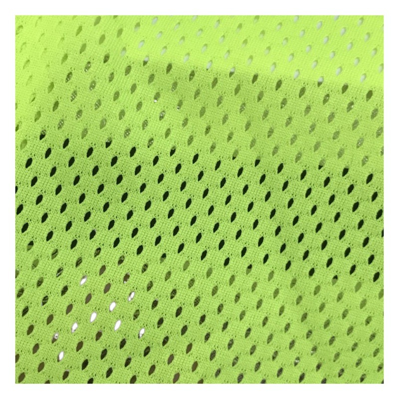 In stock low elastic 75D hole cloth breathable comfortable basketball clothes beach pants vest lining polyester 7 Empty 1 fabric