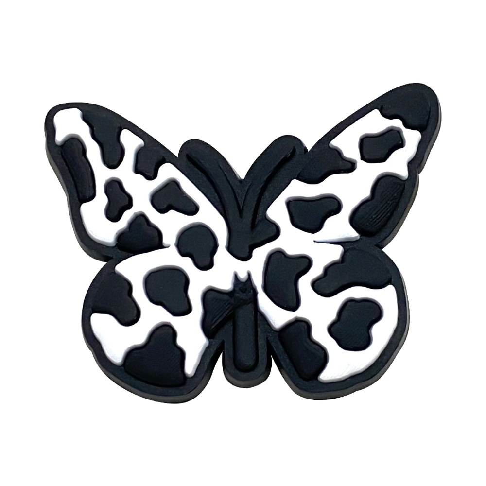 Picture of cartoon cow series hole shoes shoes flower accessories hole shoes diy accessories pvc plastic drop shoe buckle
