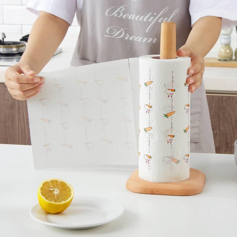 Picture of Creative wooden cup holder Beech cup holder jewelry rack roll paper holder six-claw storage rack tea cup upside down draining cup holder