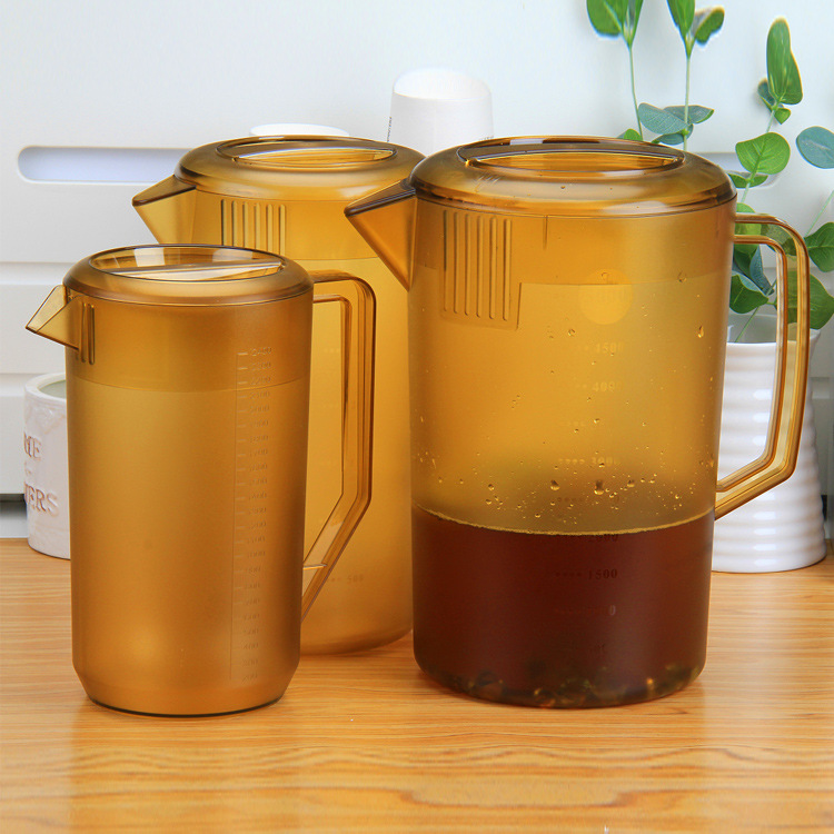 Special offer PC cold kettle thickened plastic high temperature large capacity cold white open kettle tea kettle juice pot manufacturers big promotion