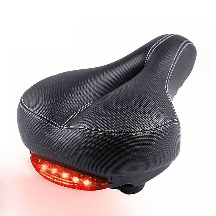Mountain electric bicycle saddle with light cushion thickened and widened saddle comfortable riding soft saddle manufacturers