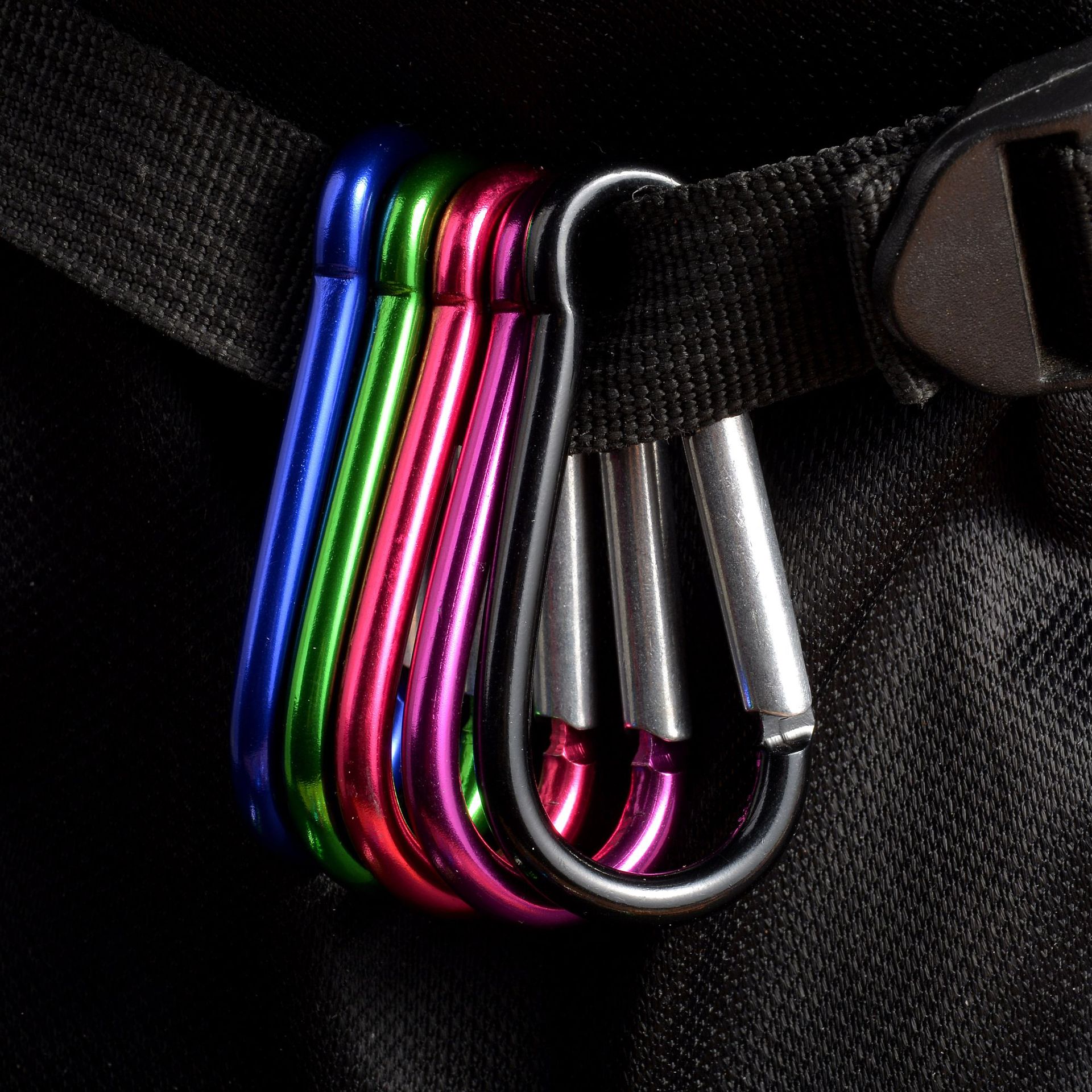 Picture of Gourd type No. 5 hanging buckle box bag buckle spring hook climbing kettle buckle LED light buckle aluminum alloy carabiner