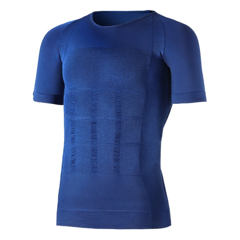 Shaping Clothes Men's Short-sleeved Bodice Belly Tinting Beer Belly Tight Waist Shaping Shaping Underwear Sports Fitness Tight