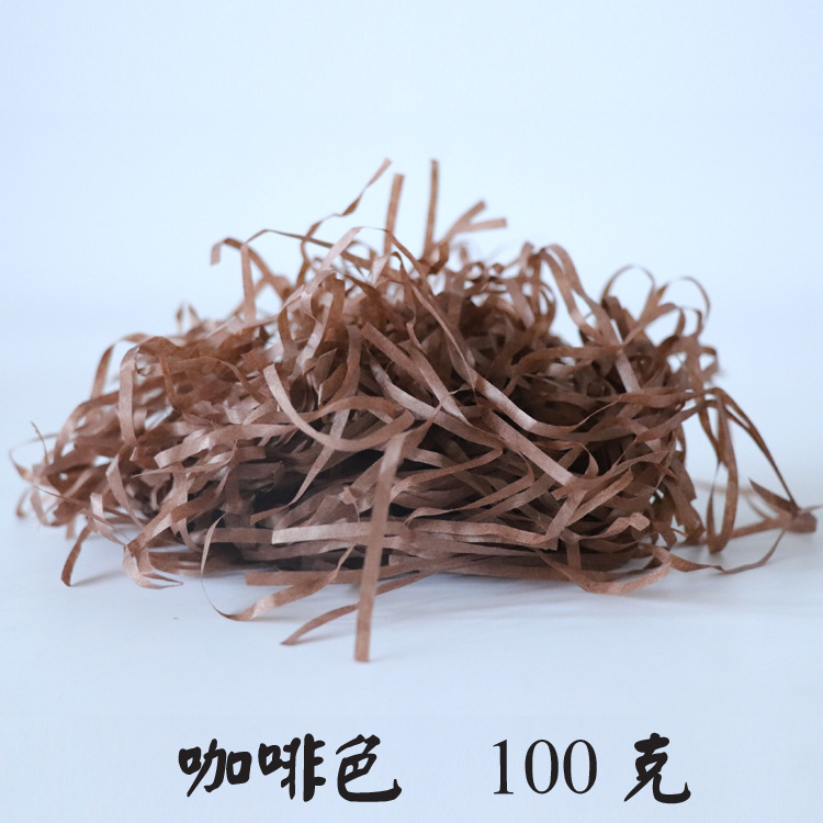 Picture of Lafite Grass Color Shredded Paper Shredded Candy Box Gift Box Filler Decoration Gift Box Shockproof Supplies Multi-color Optional