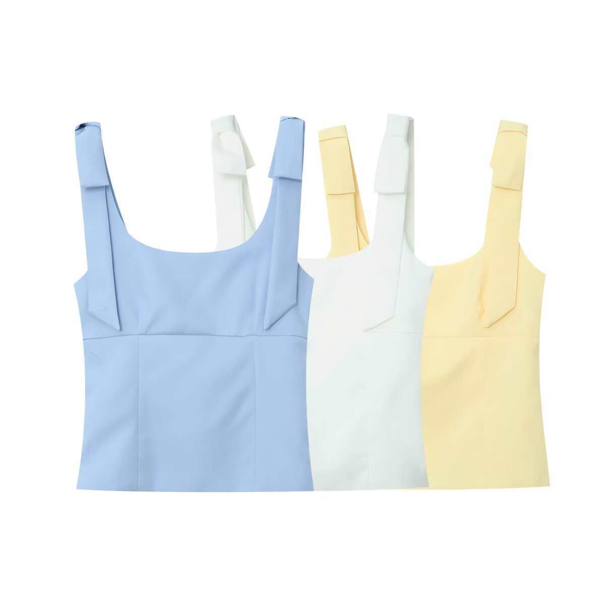 Summer Fashion Slim Short Tops Vest Suspenders New European and American Style Women's Clothing Wholesale