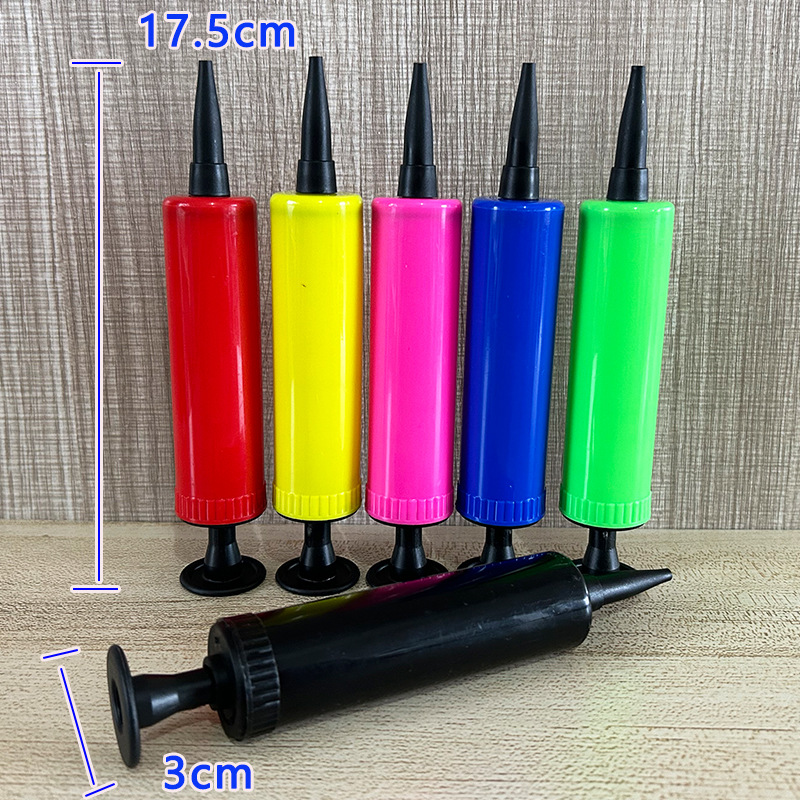 Balloon Inflator Inflatable Toy Mini Push Inflator Swimming Ring Water Floating Inflatable Pump Wholesale