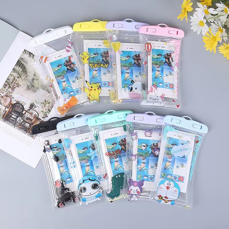 Picture of Luminous airbag mobile phone waterproof bag touch screen diving water Festival takeaway waterproof case protective case bag wholesale