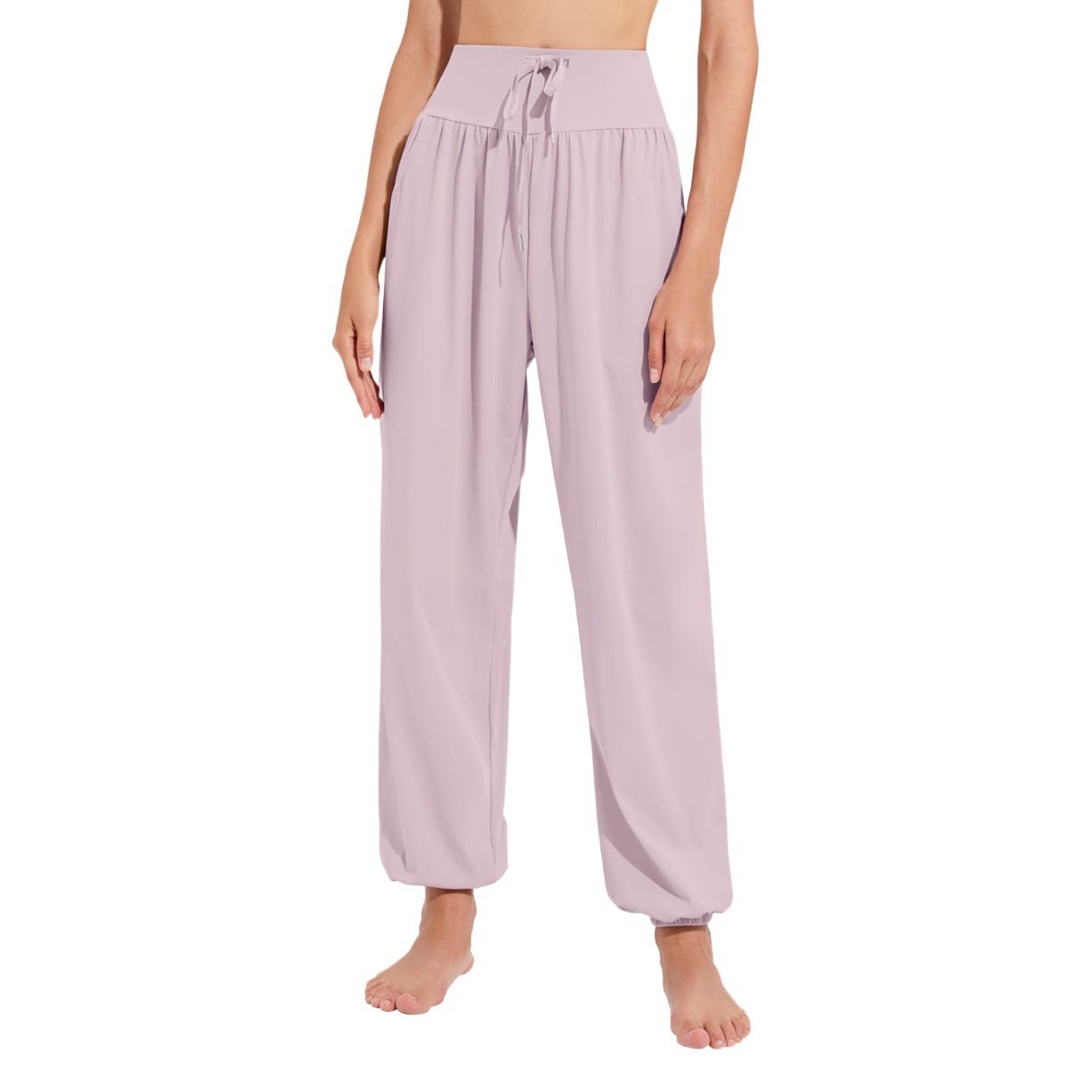 Sports pants women's loose casual slimming quick-drying breathable running dance yoga pants thin fitness clothes ankle-tied sweatpants