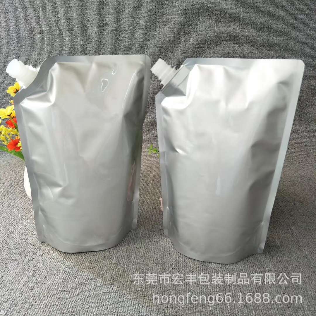 Factory Supply Blank 1000 ml Suction Mouth Bag 500 ml Suction Mouth Bag Self-standing Aluminum Foil Suction Mouth Bag