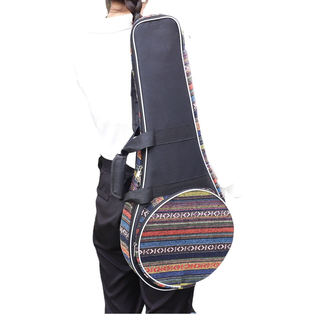 Ethnic Mandolin Bag cotton and thickening Handbag Oxford Cloth Mandolin Bag Xizang Guitar Bag Backpack