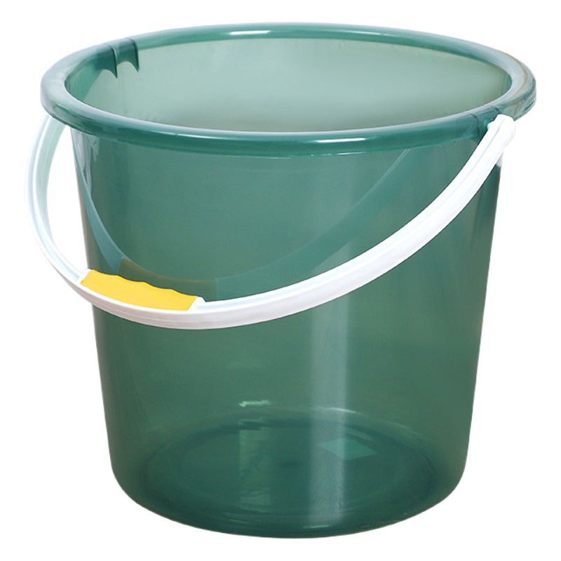 Manufacturer's Supply of Plastic Buckets, Household Water Buckets, Multi-Specification Plastic Portable Buckets, Visible Wholesale, Thickened Graduated Round Buckets