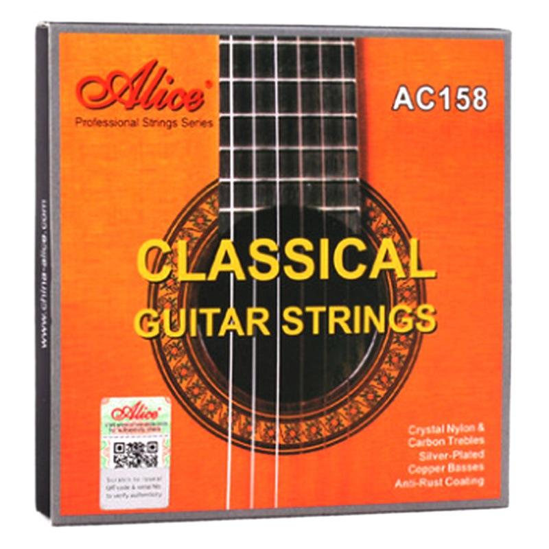 Alice AC158 silver-plated copper anti-rust coating wound classical guitar nylon string core strings