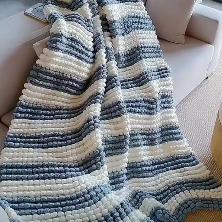 Internet Celebrity Doudou Ball Ball Thread Douyin Xiaohongshu Same Style Ball Ball Thread Blanket Hand-Knitted Homemade Material Package for Girlfriend
