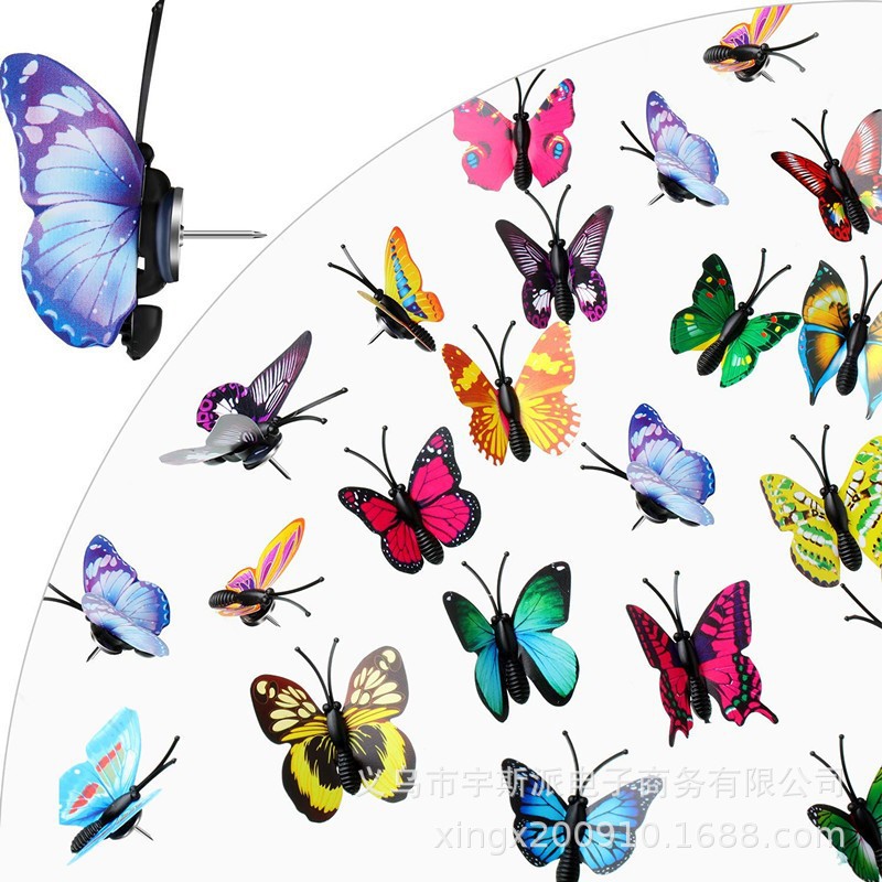 2023 new 30 butterfly shaped push pins fixed wall decoration push pins decoration for school home and office