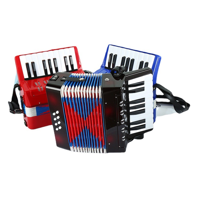 Source factory wholesale ABS 17 key 2 bass children accordion children keyboard musical instruments Amazon hot sale
