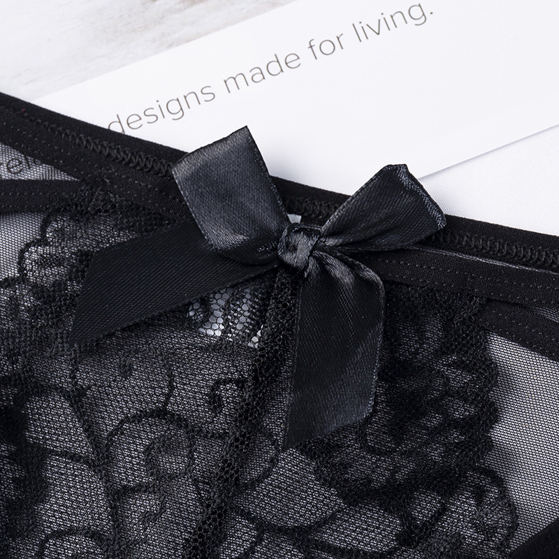 Picture of Spring and summer new underwear women's sexy women's underwear lace temptation low waist temptation briefs women's cotton crotch
