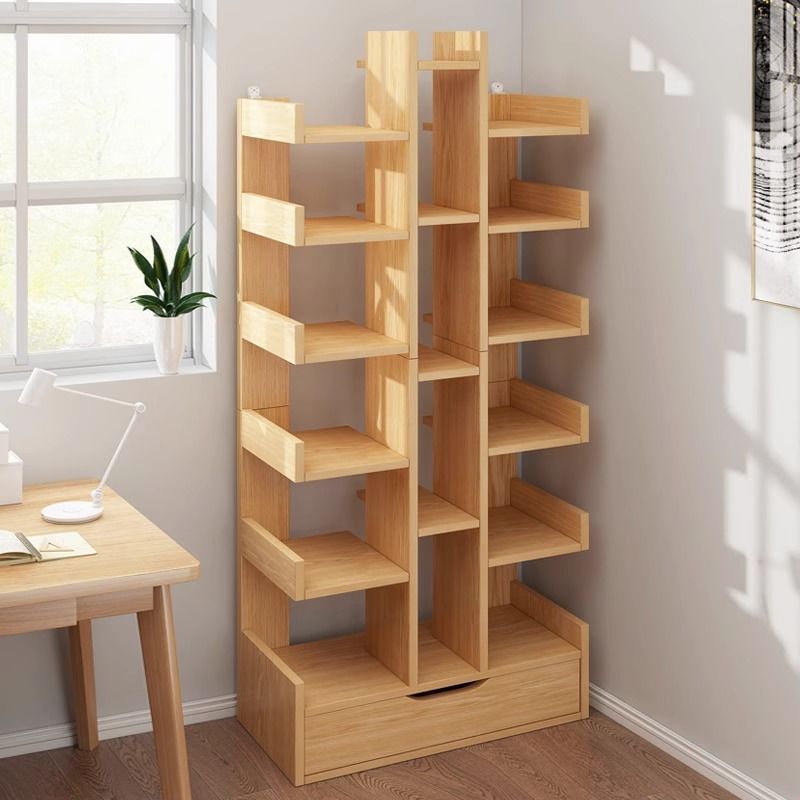 Bookshelf floor-to-ceiling simple storage shelf small children's Internet celebrity mini furniture living room storage household small bookcase cross-border