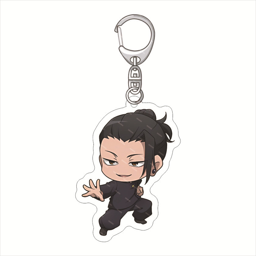 Picture of Curse back to war: Huaiyu Jade folding acrylic keychain five Wu Xia Youjie Fu black seer pendant