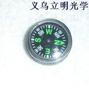 20mm Compass Plastic Outdoor Accessories Metal Key Carabiner Compass Compass