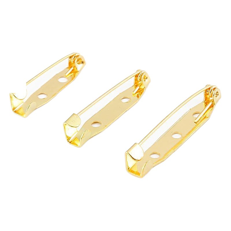 Cross-border Hot Sale High Quality Special Price Safety Badge Clothes Metal Simple Pin Brooch Handmade DIY Jewelry Accessories