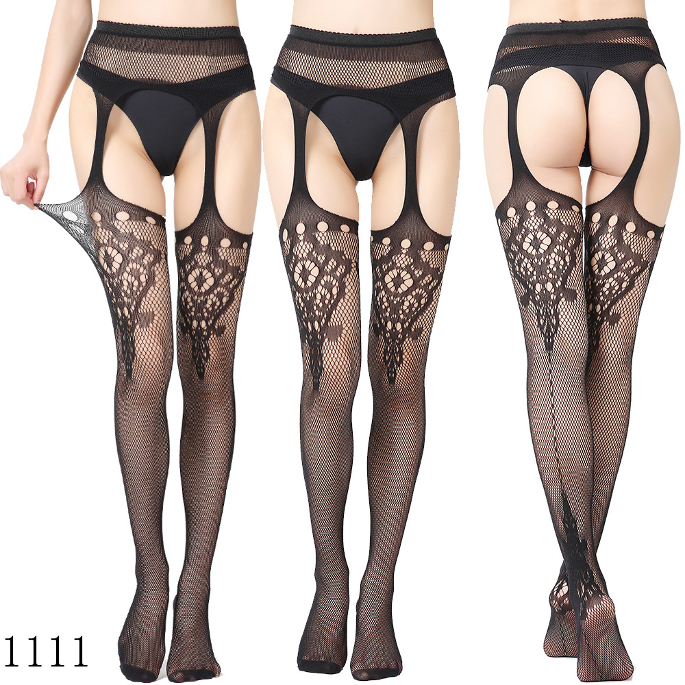 Picture of Sexy Underwear Sexy Large Size Garter Belt High-end Thickened Sexy Women's Sexy Silk Stockings Sling Belt Pantyhose