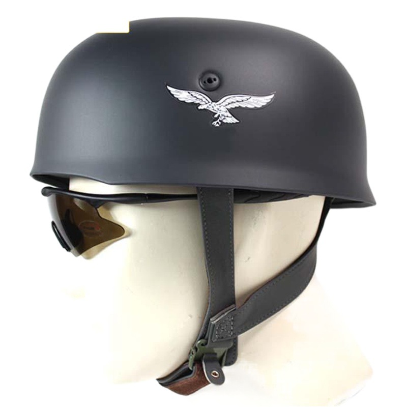 World War II classic steel helmet German M38 steel helmet parachute soldier helmet film and television props collection helmet multicolor