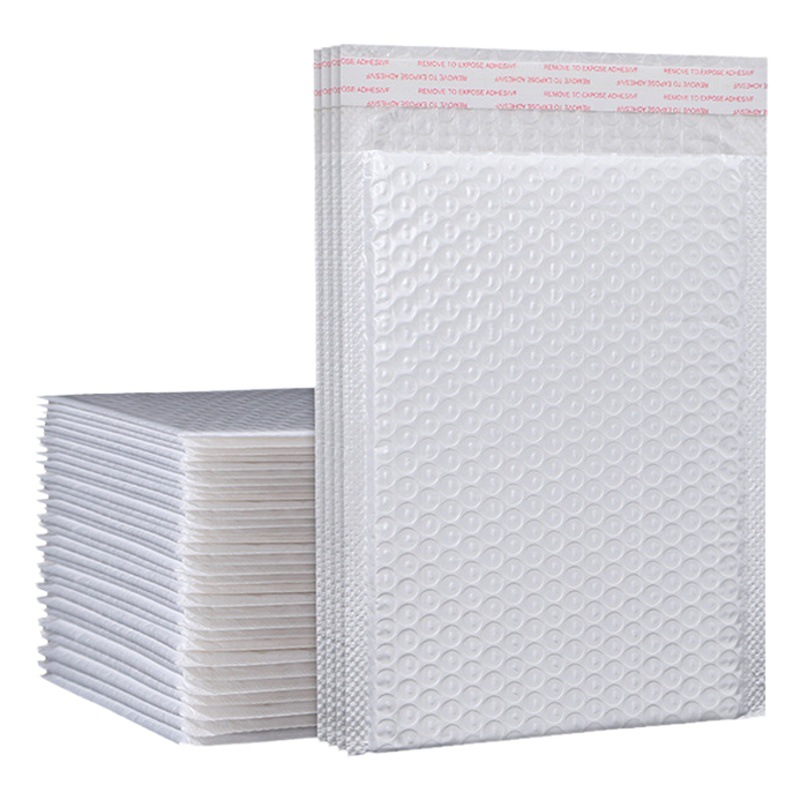 Composite Pearlescent Film Bubble Bag Logistics Express Packaging Bubble Bag Garment Packaging Thickened Long Bubble Self-adhesive Bag