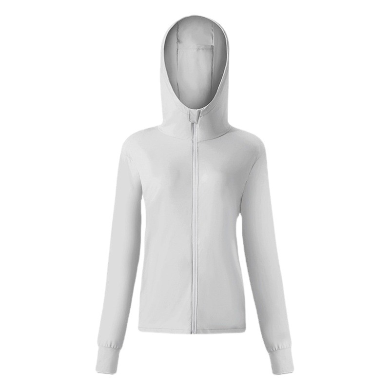 Ice silk sunscreen clothes women wholesale UV UPF50 + thin skin clothes spring and summer ice breathable coat women
