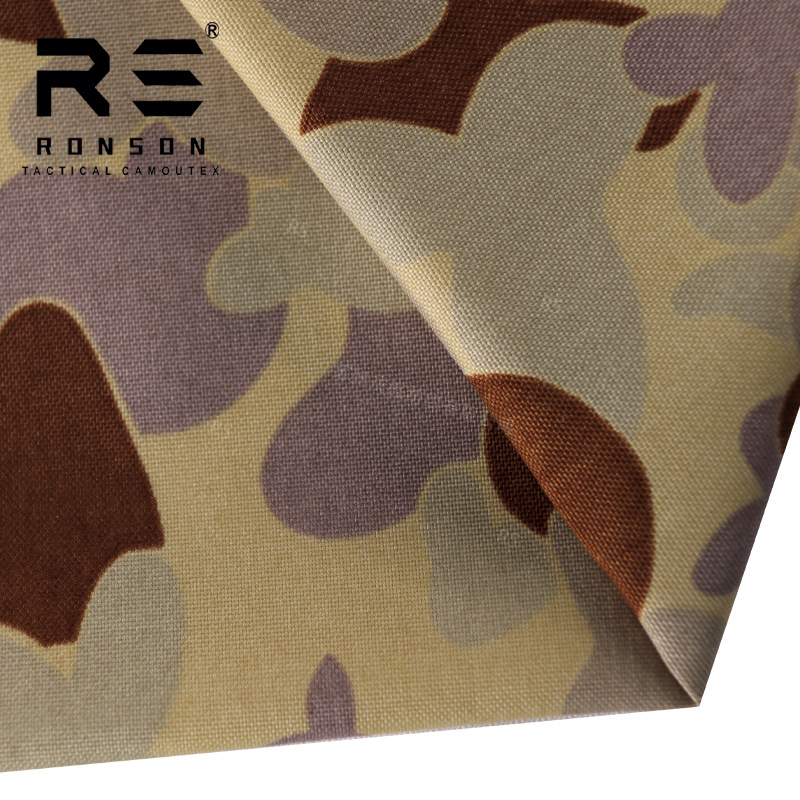 Picture of DPDU Old Australian Desert Camouflage Cloth 500D Nylon Kodura Waterproof PU Printed Oxford Fabric