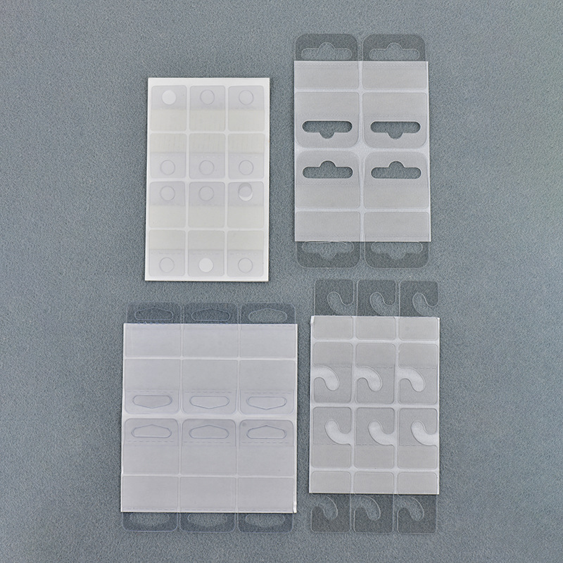 Transparent PVC aircraft hole hook PET plastic hook packaging box black frosted PP packaging box display hook