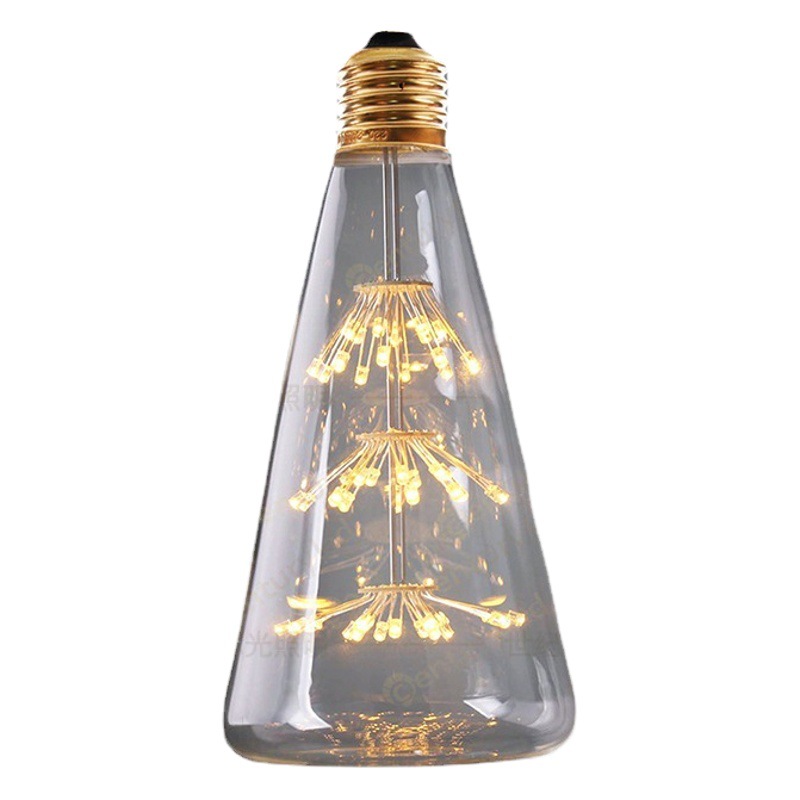 Edison Bulb Screw Led Starry Bulb Star Light Bar Ktv Retro Warm Yellow Light Decorative Light Source