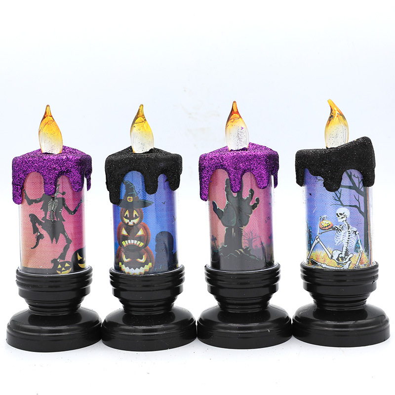 Picture of Wholesale Halloween Candle Electronic Candle Light Carnival Desktop Decoration Ornaments LED Halloween Party Gift