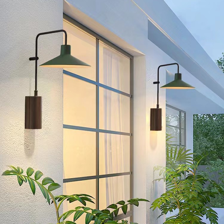 Outdoor Wall Lamp Waterproof House Courtyard Lamp Cafe Atmosphere Lamp Home Led Door Front Balcony Exterior Wall Atmosphere Lamp