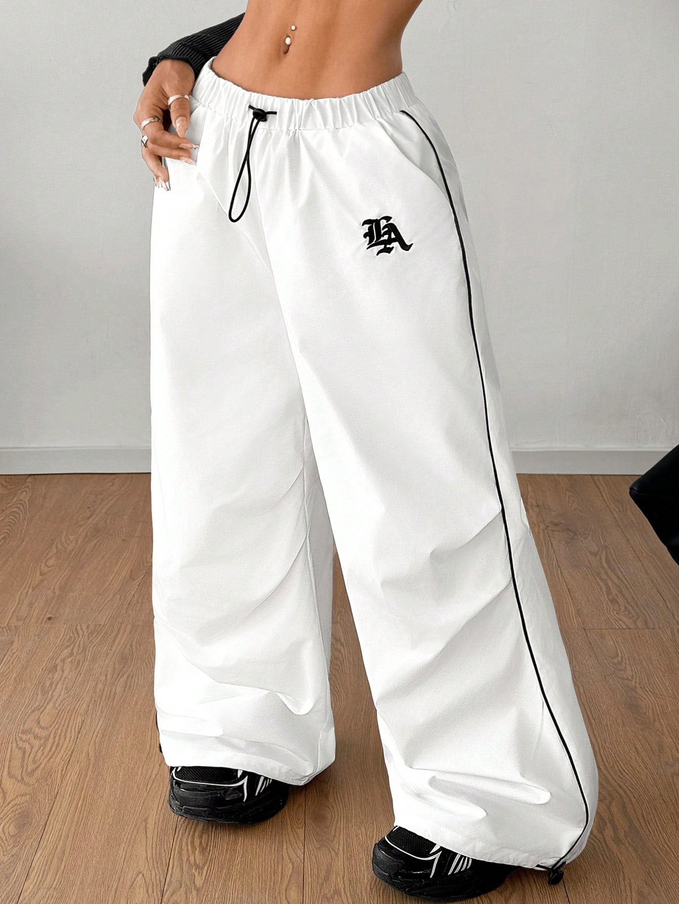Youth Trend INS Spring/Autumn Loose Harajuku Sweatpants Casual Pants Versatile Long Pants Men's Fashion Trendy Brand